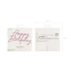 Picture of CAKE TOPPER HAPPY BIRTHDAY LIGHT PINK 16.5CM